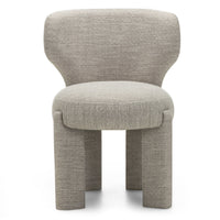 Elaine Spisestol Gråbeige – Bajia Fog Stoff | Moderne Design