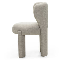 Elaine Spisestol Gråbeige – Bajia Fog Stoff | Moderne Design