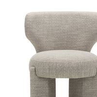 Elaine Spisestol Gråbeige – Bajia Fog Stoff | Moderne Design