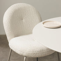Spisestol FIORI Beige Bouclé