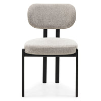 Spisestol FLARE Beige / Sorte Ben