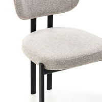 Spisestol FLARE Beige / Sorte Ben
