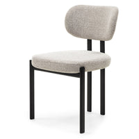 Spisestol FLARE Beige / Sorte Ben