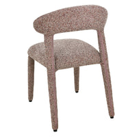 Hiroki spisestol – beige/bordo melert tekstil (Puente 68)