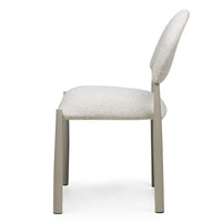 Maze Spisestol Beige-Grå – 53 × 54,5 × 81 cm | Polstret sete