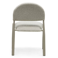 Maze Spisestol Beige-Grå – 53 × 54,5 × 81 cm | Polstret sete