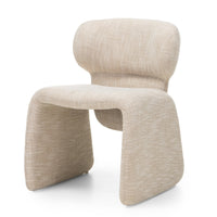 Stol Nabila – polstret / beige (sett med 2 stk.)