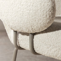 Spisestol FIORI Beige Bouclé