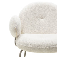 Spisestol FIORI Beige Bouclé