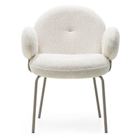 Spisestol FIORI Beige Bouclé
