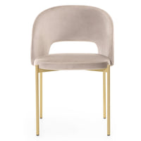 Spisestol JAZZ Beige / Gullben