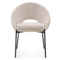 Spisestol LUIGI Beige/Svart