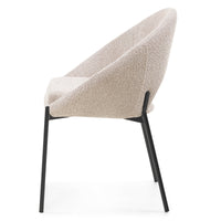 Spisestol LUIGI Beige/Svart