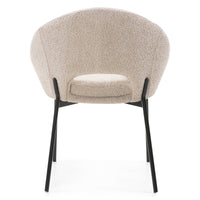 Spisestol LUIGI Beige/Svart