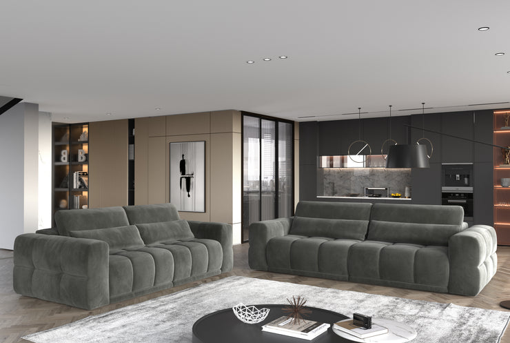 Sofa Lagos 3-seter med elektrisk seteforlengelse