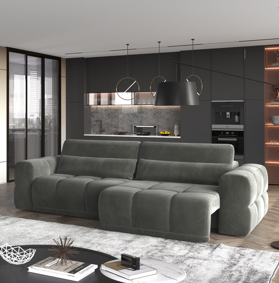 Sofa Lagos 3-seter med elektrisk seteforlengelse