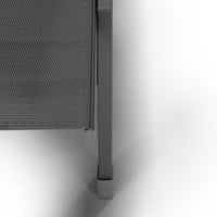 Shelly justerbar hagebenk, aluminium/grafitt