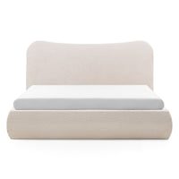 Derry S239 – Kontinentalseng med vertikal hodegavl i UF998 Beige