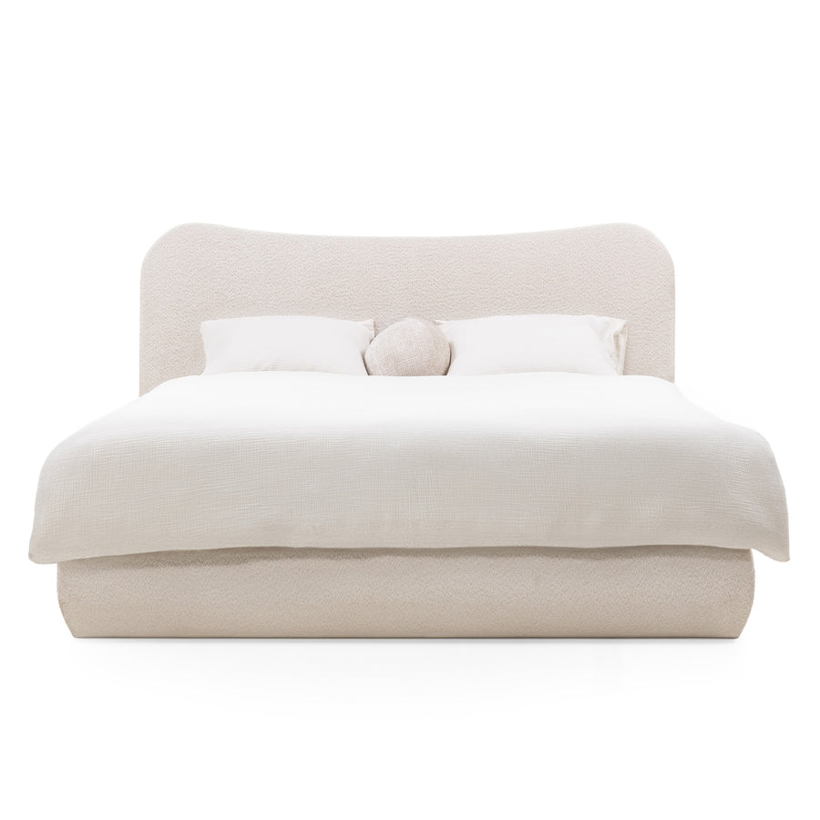 Derry S239 – Kontinentalseng med vertikal hodegavl i UF998 Beige