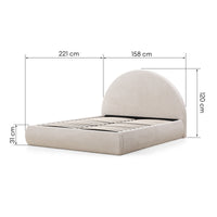 ORBI S240 Kontinentalseng – Moderne eleganse i varm beige 140 x 200 cm