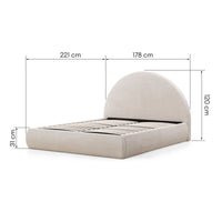 ORBI S240 Kontinentalseng – Moderne eleganse i varm beige