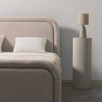 Ovoid S201 – Kontinentalseng i UF998 Beige med buet design