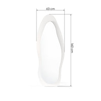 Speil Mara – hvit / 63x160 cm