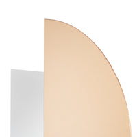 60×90 Mauro speil med rosa glass