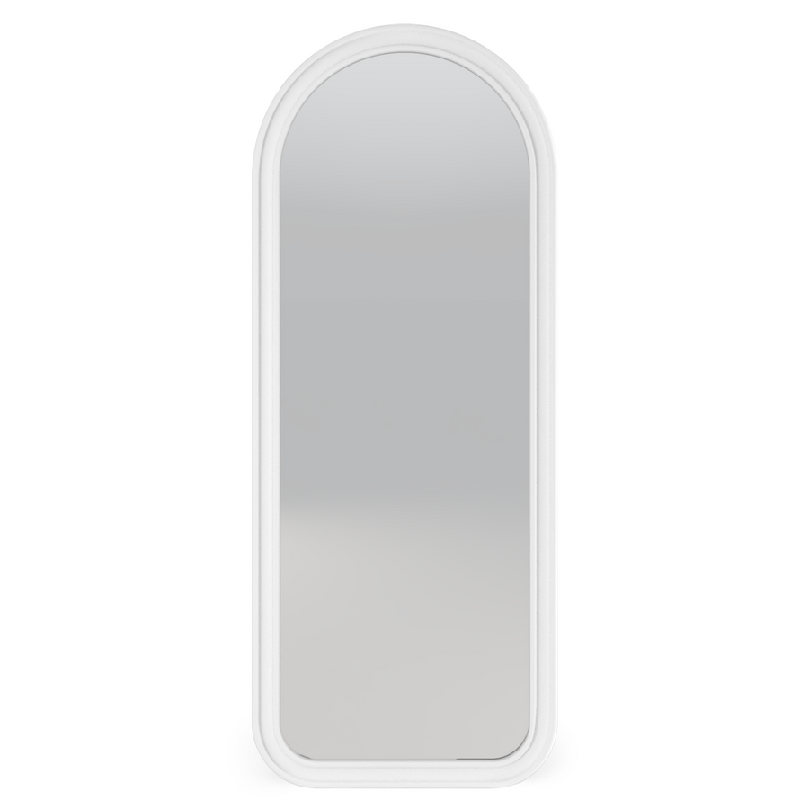 Speil Grezzo – buet form / hvit / 70x175 cm