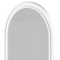 Speil Grezzo – buet form / hvit / 70x175 cm