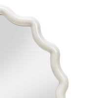 Speil Lumi – blank / melkehvit / 120x80 cm