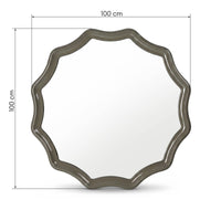 Speil Luppo – grønngrå / blank / 100 cm