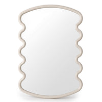Speil Sierra – blank / lys beige / 120x80 cm