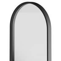 Speil Plico – tre / svart / 45x90 cm