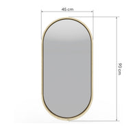 Speil Plico – tre / natur / 45x90 cm