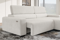Hjørnesofa Lyon S med elektrisk seteforlengelse