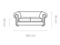 Sofa Manchester 2 Naturskinn