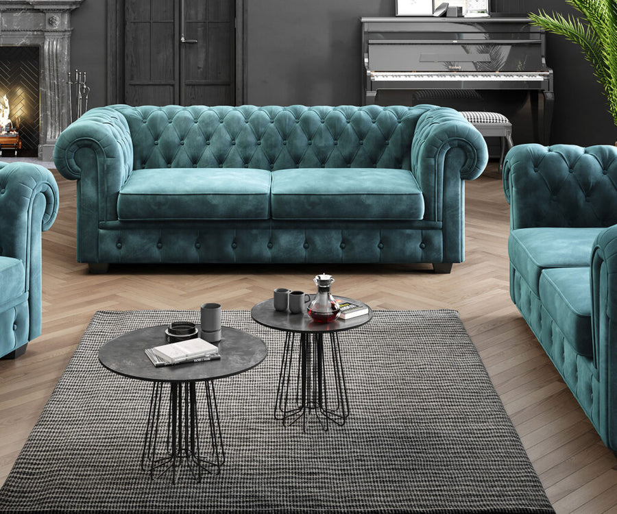 Sofa Manchester 3 Naturskinn