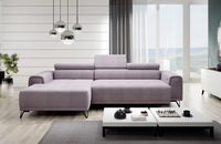 Hjørnesofa Marvin Mini 276x177cm. (med elektrisk skyvedel)