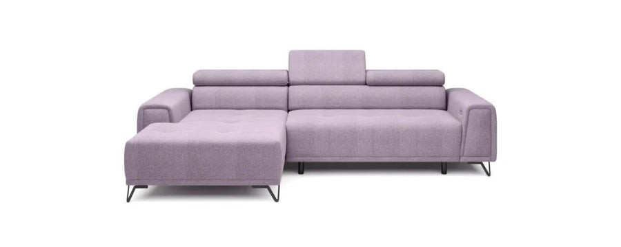 Hjørnesofa Marvin Mini 276x177cm. (med elektrisk skyvedel)