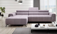 Hjørnesofa Marvin Mini 276x177cm. (med elektrisk skyvedel)