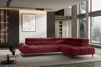 Hjørnesofa Mavel L (271×208 cm) med elektrisk skyvedel