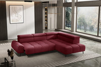 Hjørnesofa Mavel L (271×208 cm) med elektrisk skyvedel
