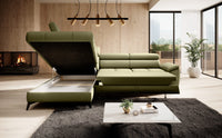 Hjørnesofa Mocca 265x222cm.