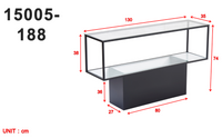 Sidebord Maglehem 130 x 35 – svart