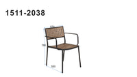Spisestol Paola 4-pakk – natur