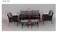 Sofagruppe Knock – svart