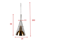 Taklampe Sirius Gold