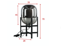 Bordlampe Altair – svart