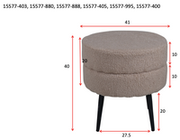 Puff Pot ⌀40 ⌀40 – svart